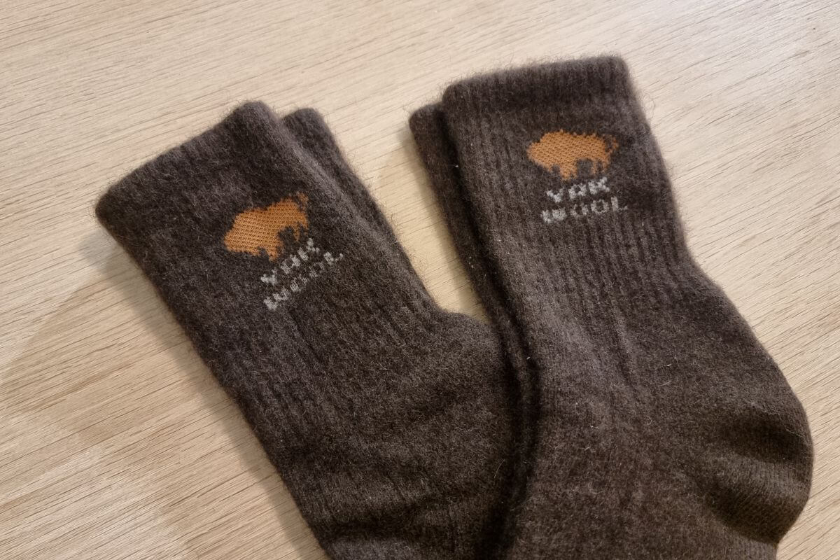 厚手ヤクウール靴下